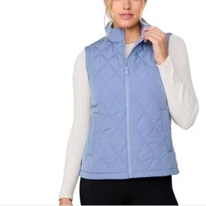 Free Country Women's Light Blue Quilted Vest